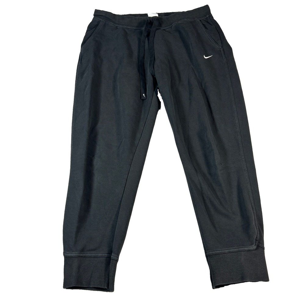 Nike Womens Sportswear Fleece High-Waisted Joggers Black L DQ5191-010